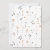 Einfaches Sieben und Sehen Party Einladung mit Blu (Rückseite)