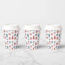 Einfaches skandinavisches Weihnachtsmuster