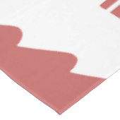 Einfaches skandinavisches Weihnachtsmuster Tischdecke (Schrägansicht)