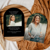 Einfaches Skript 2 Foto Arch Abschluss Einladung