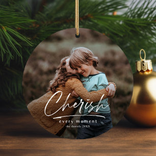 Einfaches Skript 2 Foto Weihnachtsfeiertag Keramik Ornament