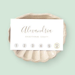 Einfaches Skript 6 Punch Kundenloytion Treuekarte