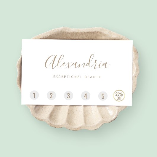 Einfaches Skript 6 Punch Kundenloytion Treuekarte