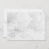 Einfaches Skript Babyfoto Dankeskarte (Rückseite)