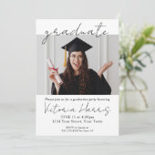 Einfaches Skript Benutzerdefinierter Foto Spaß Ele Einladung (Stehend Vorderseite)