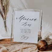 einfaches Skript-Brautparty mimosa-Bar Poster