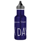 Einfaches Skript Detox Hydration 18oz. Edelstahlflasche (Rechts)