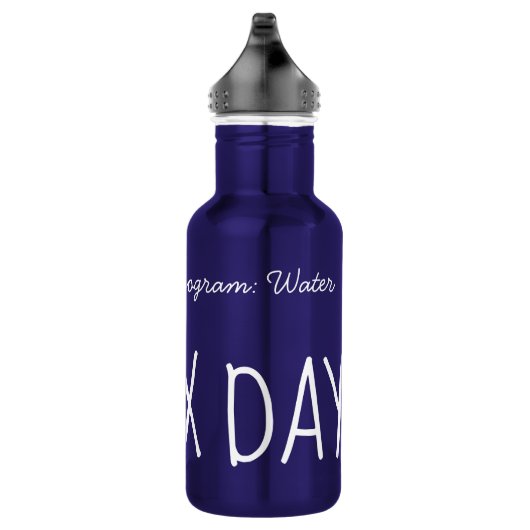 Einfaches Skript Detox Hydration 18oz. Edelstahlflasche (Rechts)