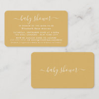 Einfaches Skript - Einladung zum Baby Shower Ticke