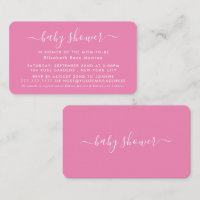 Einfaches Skript - Einladung zum Baby Shower Ticke