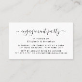 Einfaches Skript - Einladung zum Engagement (Vorderseite)