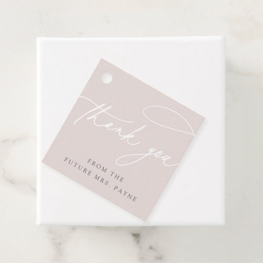 Einfaches Skript | Eleganter Personalisierter Dank Geschenkanhänger (Beispiel)