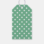 Einfaches Skript Farbige moderne Frohe Weihnachten Geschenkanhänger (Rückseite)