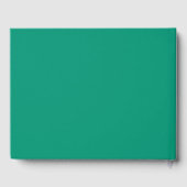 Einfaches Skript für Wedding Emerald Green Gästebuch (Rückseite)