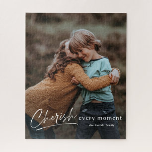 Einfaches Skript: Genieße jeden Moment Foto Puzzle