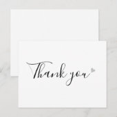 Einfaches Skript Geschäft Danke Postkarte (Vorne/Hinten)