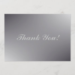 Einfaches Skript - Hochzeit Silber Danke Karte