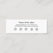 einfaches Skript minimaler Zusatz Ihrer Texttreuun Treuekarte (Rückseite)