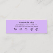 einfaches Skript minimaler Zusatz Ihrer Texttreuun Treuekarte (Rückseite)