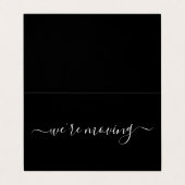 Einfaches Skript mit Foto, Adresskartenwechsel Visitenkarten (Außenseite Aufgefaltet)