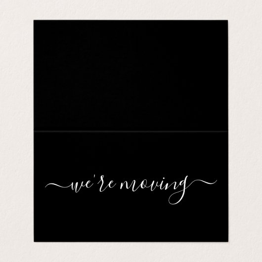 Einfaches Skript mit Foto, Adresskartenwechsel Visitenkarten (Außenseite Aufgefaltet)