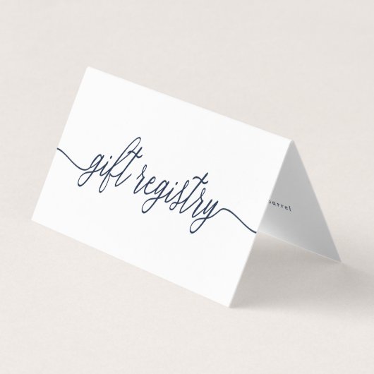 Einfaches Skript mit Foto-Geschenkkarte Visitenkarten (Vorderseite)