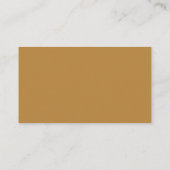 Einfaches Skript Ochre Wedding Website QR Code Begleitkarte (Rückseite)