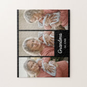 Einfaches Skript Oma Jahr Gegr. 3 Foto Acryl Puzzle (Vertikal)