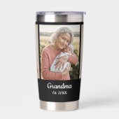 Einfaches Skript Oma Jahr Gegr. 3 Foto Thermobecher (Links)