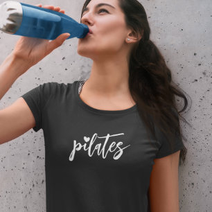 Einfaches Skript Pilates T-Shirt