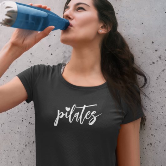 Einfaches Skript Pilates T-Shirt