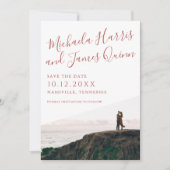 Einfaches Skript Save the Date (Vorderseite)