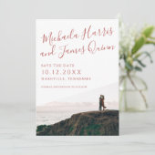 Einfaches Skript Save the Date (Stehend Vorderseite)