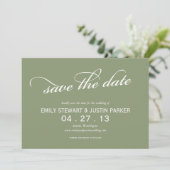 einfaches Skript Save the Date (Stehend Vorderseite)