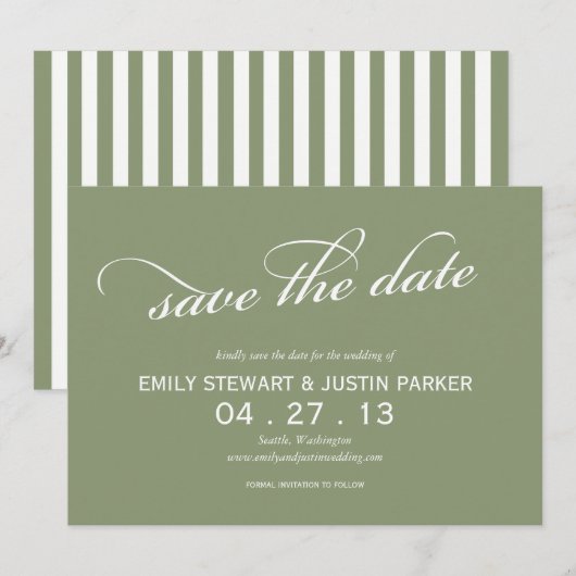einfaches Skript Save the Date (Vorne/Hinten)