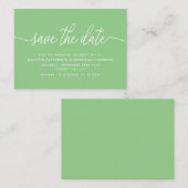 Einfaches Skript Save the Date Begleitkarte (Vorne/Hinten)