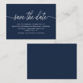 Einfaches Skript Save the Date Begleitkarte (Vorne/Hinten)