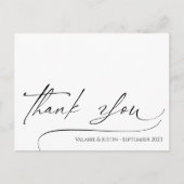 Einfaches Skript Vielen Dank Postcard Postkarte (Vorderseite)