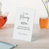 Einfaches Skriptopfzeichen für den liebenden Speic Sockelschild (In SItu)