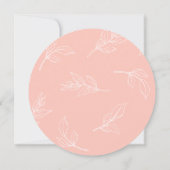 Einfaches SkriptWedding Save the Date-Foto Einladung (Rückseite)