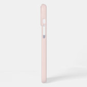 Einfaches solides Rosa iPhone Hülle (Linke Seite)