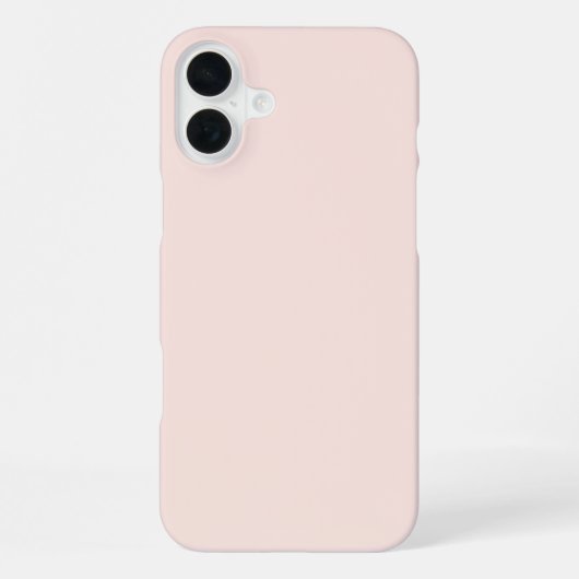 Einfaches solides Rosa iPhone Hülle (Rückseite)