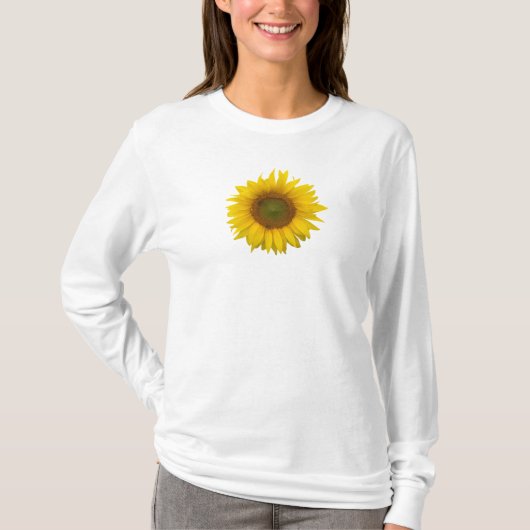 Einfaches Sonnenblumenland Niedlich T-Shirt (Vorderseite)