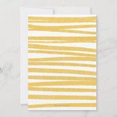 Einfaches Sonnenscheinkind erster Geburtstag Einladung (Rückseite)