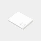 Einfaches Spillseil Zeichnen Post-it Klebezettel (angewinkelt)