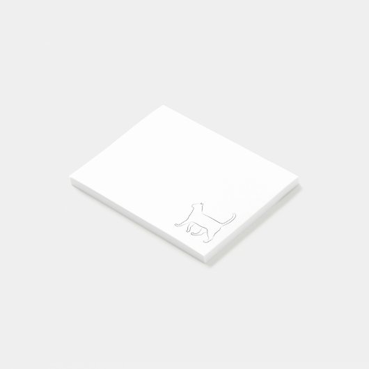 Einfaches Spillseil Zeichnen Post-it Klebezettel (angewinkelt)