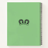 Einfaches Sprichwort Personalisieren Notizblock (Rückseite)