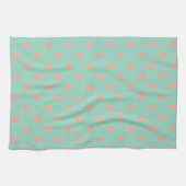 Einfaches Squire Muster Leichte Aquamarine Küchent Geschirrtuch (Horizontal)