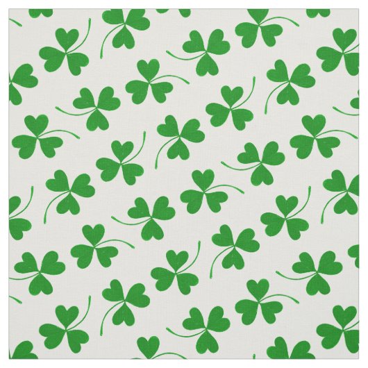 Einfaches St Patrick's Day Kleeblatt Pattern - Gre Stoff (Muster)