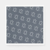 Einfaches Star von David B'nai Bat Bar Mitzvah Serviette (Vorderseite)